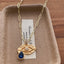 Gold Silver Evil Eye Teardrop Cubic Zirconia Necklace  For Women Bulk