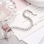 Bulk White Tennis Style Silver Plated CZ Anti Tarnish Brass Bracelet