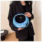 Oval Glossy Acrylic Blue Silver Gold Black Pick Colorful Hand Bag Bulk