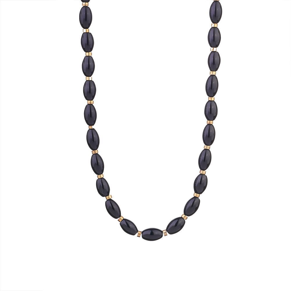 Cross Heart Butterfly Gold Blue Black Anti Tarnish Charm Necklace Pack Of 3 For Women