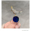 Bird On Blue Solitaire Cubic Zirconia Silver Brooch For Women Bulk