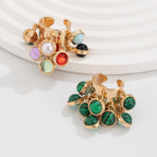 Multicolour 18K Gold Plated Free Size Charm Band Ring For Women Bulk