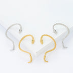 Luxury Serpent Wrap Gold Silver Plated Alloy Ear Cuff Earrings Bulk