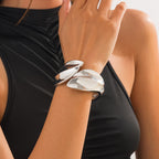 Bulk Gold Silver Stylish Gold Silver Plated Plain Alloy Cuff & Kada