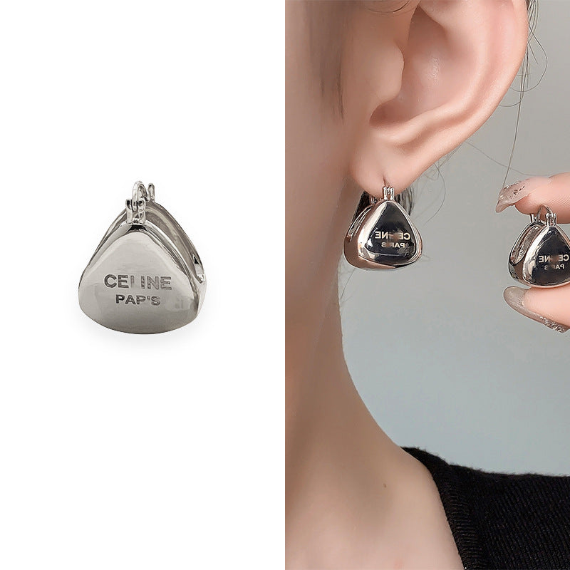Glossy Ball 18K Gold Silver Anti Tarnish Stud Hoop Earring Women Bulk Secondary image