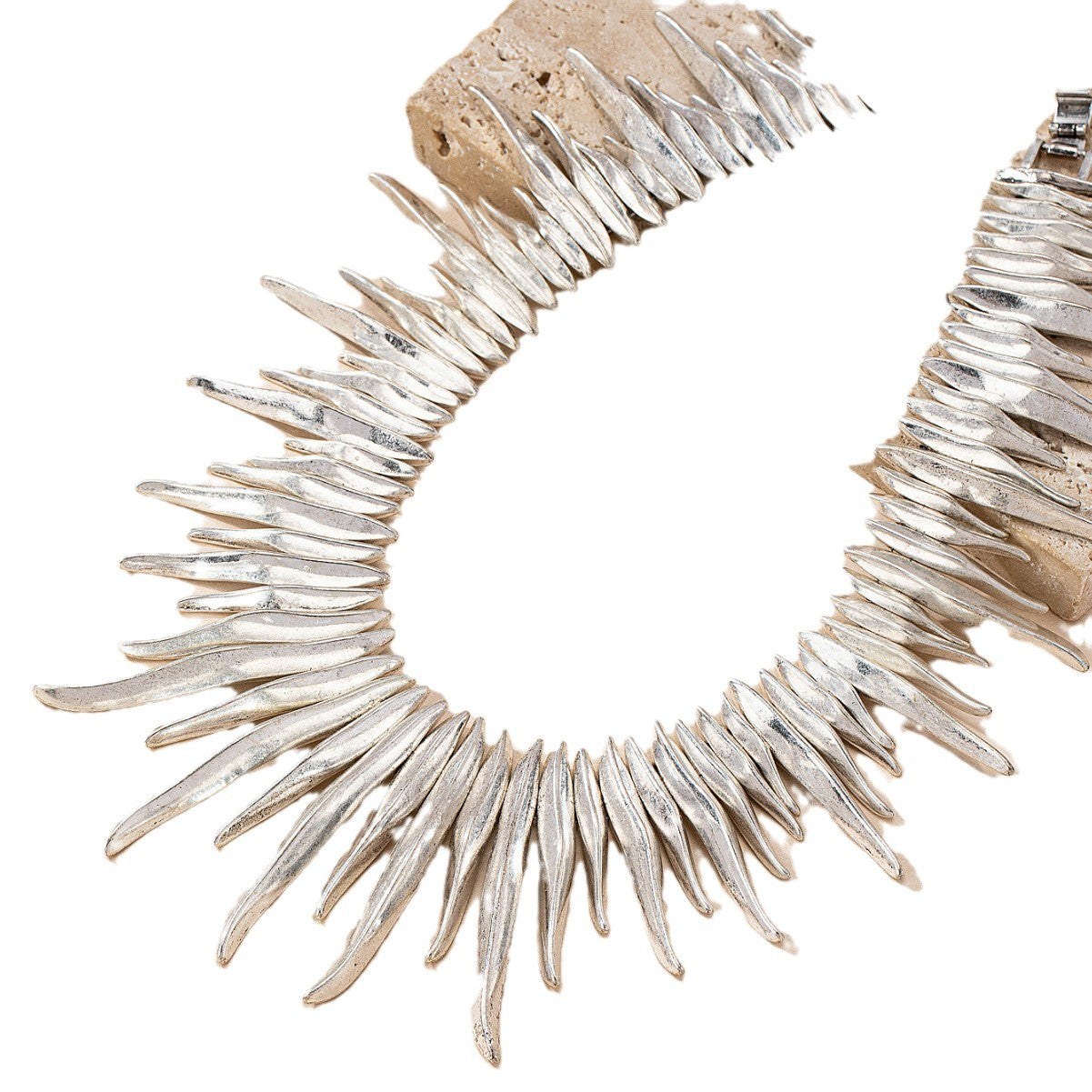Pointy Gold Silver Anti Tarnish Versatile Necklace For Women Bulk