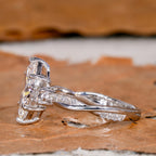 Oval Solitaire Silver Cubic Zirconia Anti Tarnish Ring For Women Bulk