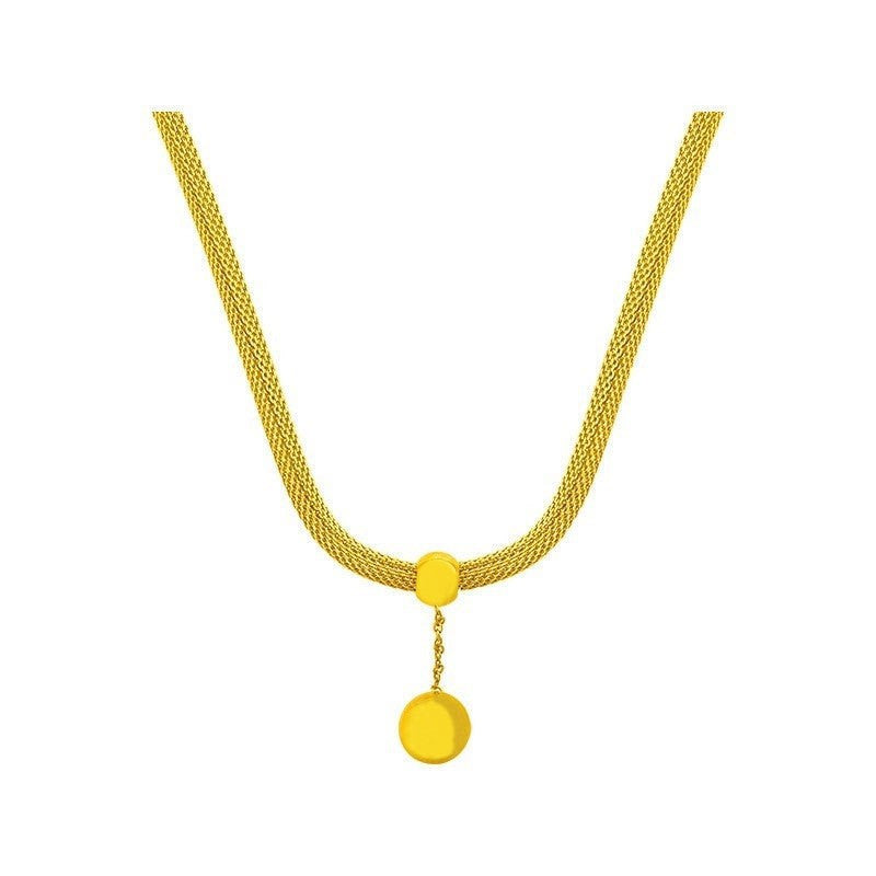 18K Gold Stainless Steel Anti Tarnish Snake Chain Necklace Bracelet Earring Set For Women