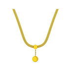 18K Gold Stainless Steel Anti Tarnish Snake Chain Necklace Bracelet Earring Set For Women