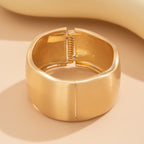 Matte Finish Wave 18K Gold Openable Kada Bracelet Pack Of 4 Women Bulk