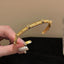 18K Gold Silver CZ Anti Tarnish Bangle Cuff Kada Bracelet Bulk