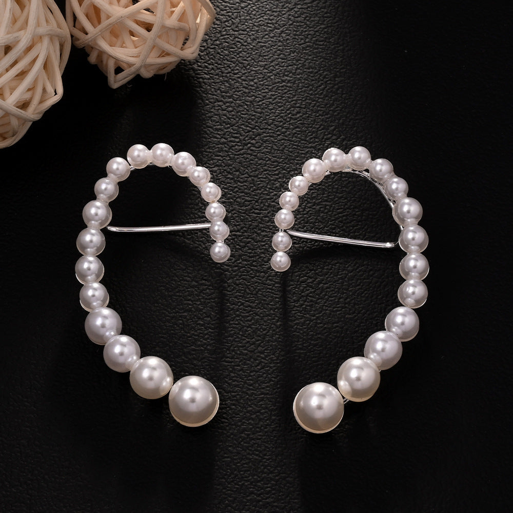 Pearl Gold Ear Cuff Earring Pair For Women Bulk