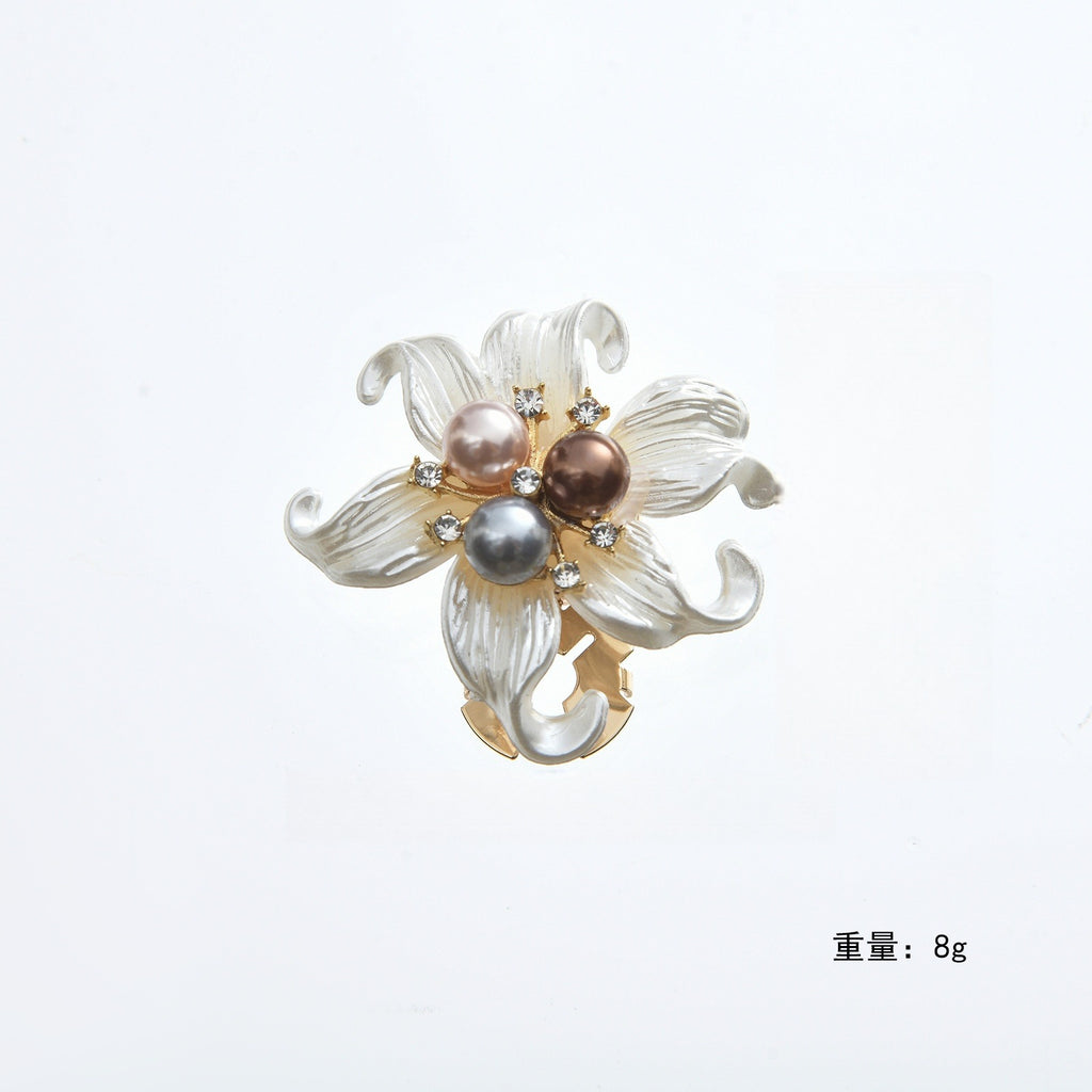 Bulk Multi Color Classic Floral Gold Silver Pearl Brass Button Cover