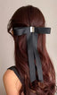 Multi Color Magnetic Bow Gold Plated Plain Hair Accessories For Women Bulk