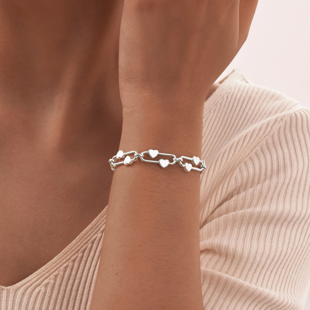 Gold Silver Heart Plain Anti Tarnish Stainless Steel Women Bulk