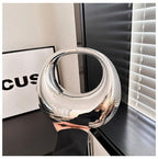 Oval Glossy Acrylic Blue Silver Gold Black Pick Colorful Hand Bag Bulk