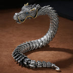 Dragon Bone Cubic Zirconia Silver Anti Tarnish Bracelet Women Men Bulk
