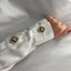 Bulk Black White Pink Clover Floral Gold Pearl Brass Button Cover