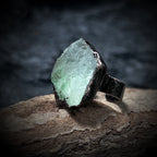 Rows Tone Black Gemstone Crystal Adjustable Ring For Women Bulk