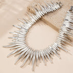 Pointy Gold Silver Anti Tarnish Versatile Necklace For Women Bulk