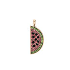 Fruits Elephant CZ 18K Gold Anti Tarnish Charm Necklace Bulk