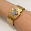 Gold Heart Anti Tarnish Copper Cuff & Kada For Women Bulk