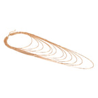 18K Gold Multi-Layer Long Necklace Chain For Women Bulk