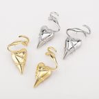 Heart Wrap Style Gold Silver Plated Alloy Stud Earrings For Women Bulk