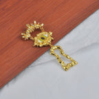 Gold Evil Eye Rhinestone Brooch For Women Bulk