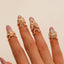 Designer Floral Butterfly Gold Silver CZ Copper Anti Tarnish Ring Bulk