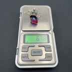 Blue Purple Pink Magenta Austrian Crystal Slider Pendant Necklace Bulk