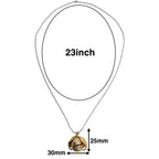 Multi Color Photo Necklace Pendant Chain Bulk
