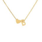 Initial Alphabet Gold Heart Letter A Necklace Pendant Chain Bulk