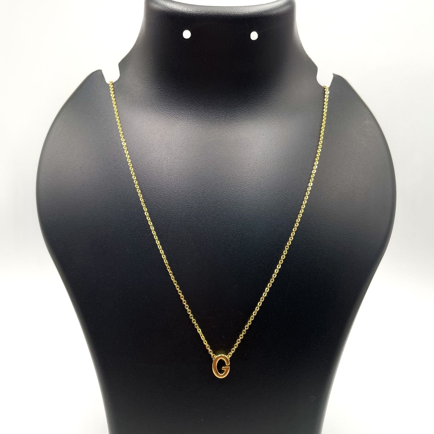 Initial Alphabet Gold Letter A Necklace Pendant Chain Bulk