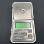 Evil Eye Mother Of Pearl Zirconia Gold Pendant Charm Bulk