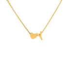Initial Alphabet Gold Heart Letter A Necklace Pendant Chain Bulk