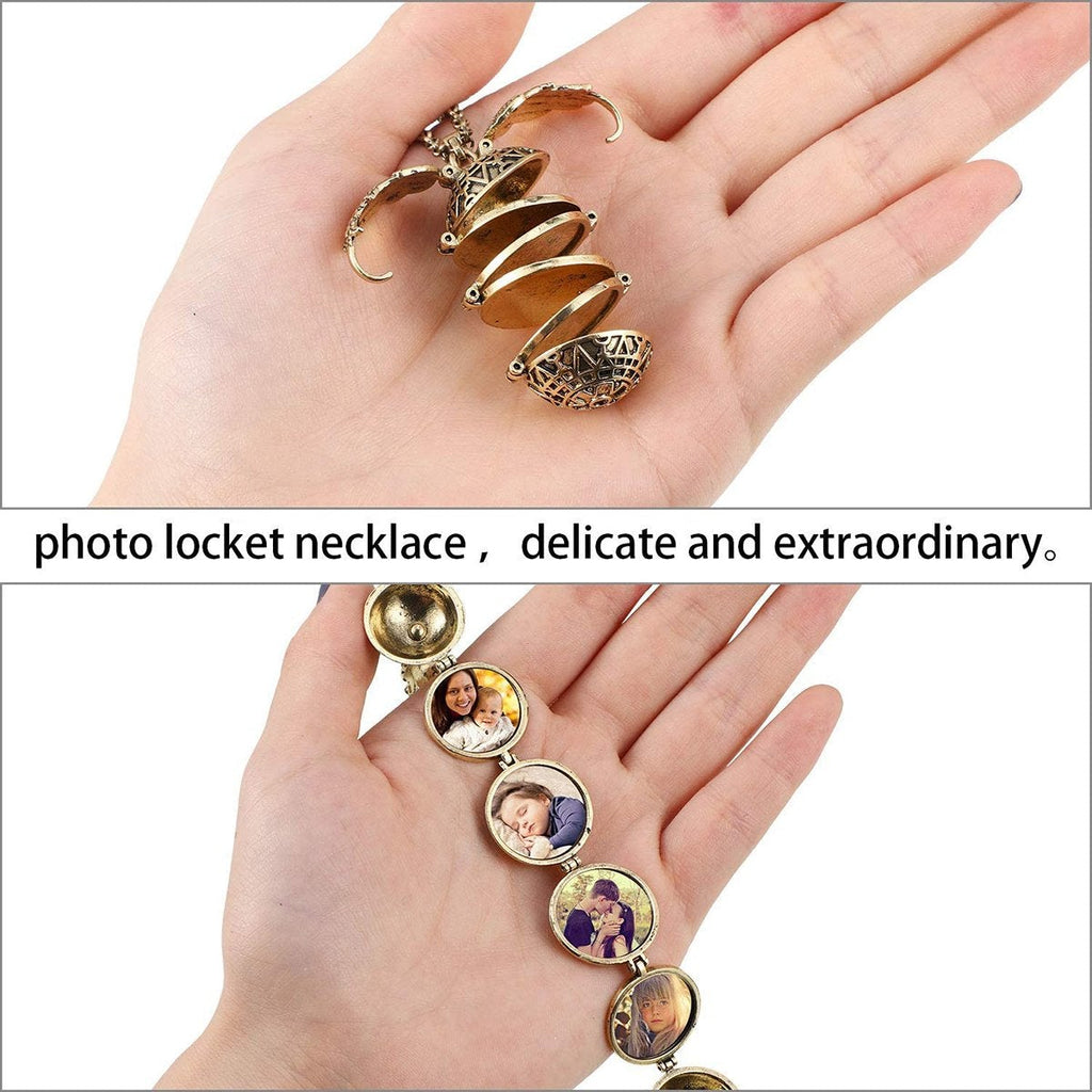 Multi Color Photo Necklace Pendant Chain Bulk