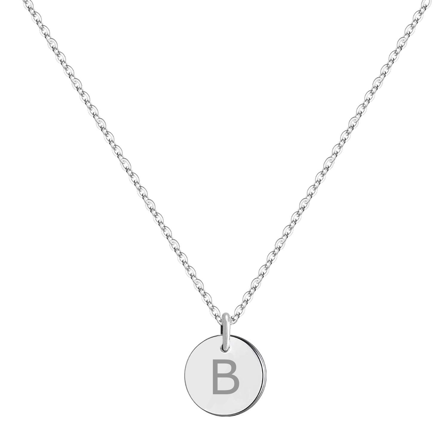Copper Silver Medallion Charm Necklace Pendant Chain Women Bulk