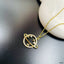 Star Saturn Planet CZ 18K Gold Anti Tarnish Pendant Chain Bulk