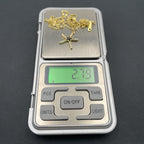 Star Cubic Zirconia Enamel 18K Gold Anti Tarnish Pendant Chain Bulk