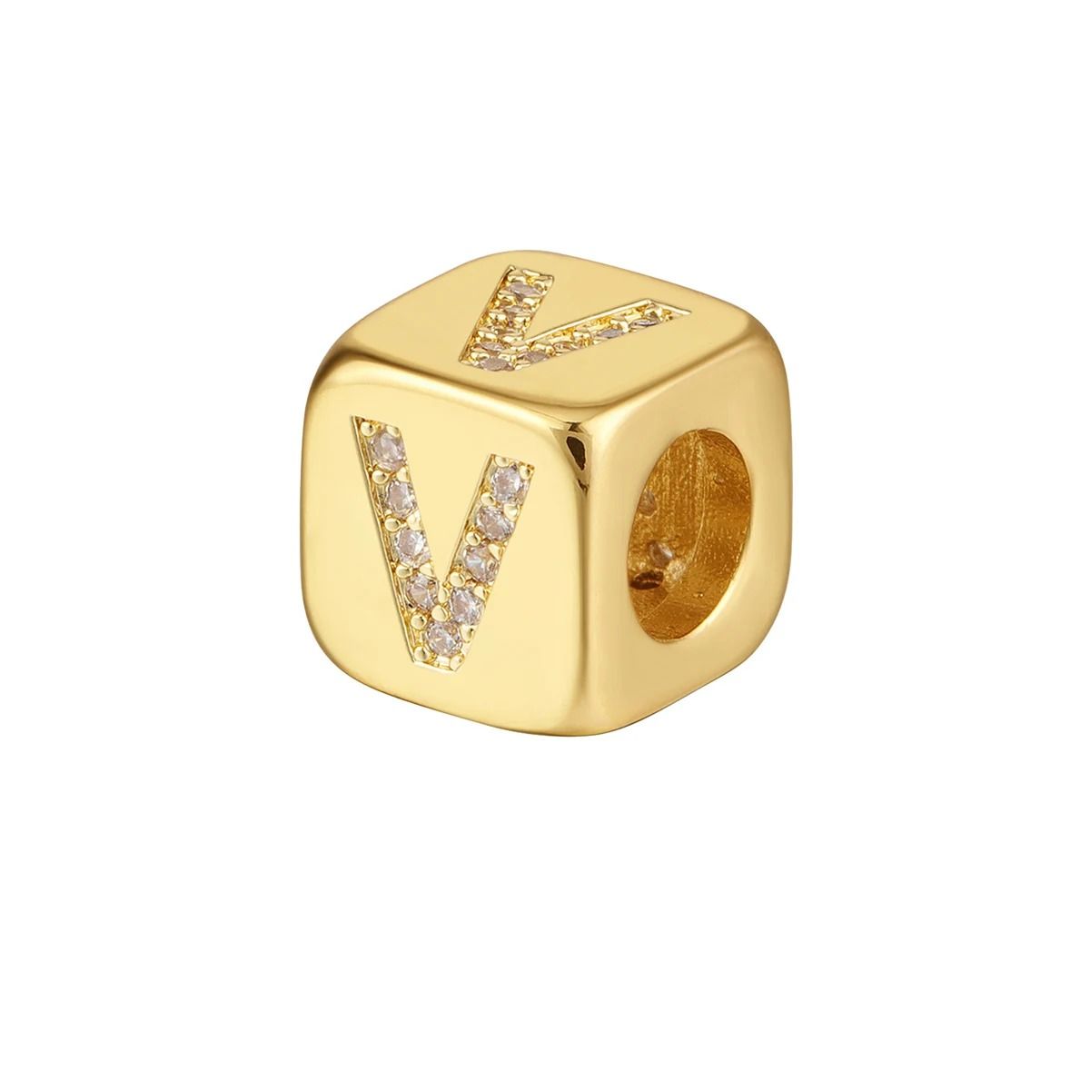 Personalized Customized Initial Letter Alphabet 18K Gold Anti Tarnish Adjustable Threads Bracelet