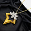 Star Leaf CZ 18K Gold Silver Anti Tarnish Pendant Chain Bulk