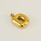 Bold Initial Letter A 18K Gold Stainless Steel Pendant For Women Bulk