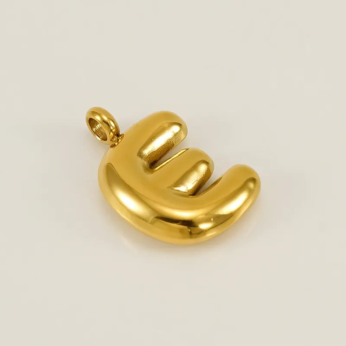 Bold Initial Letter A 18K Gold Stainless Steel Pendant For Women Bulk