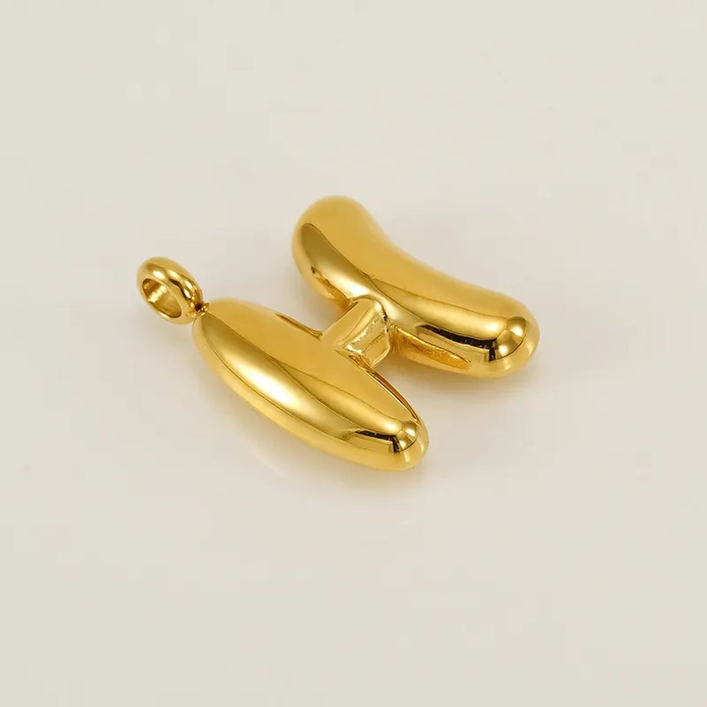 Bold Initial Letter A 18K Gold Stainless Steel Pendant For Women Bulk