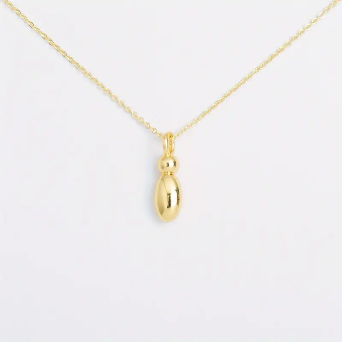 Customized Personalized Bold Initial Letter A 18K Gold Stainless Steel Penda80nt Chain For Women