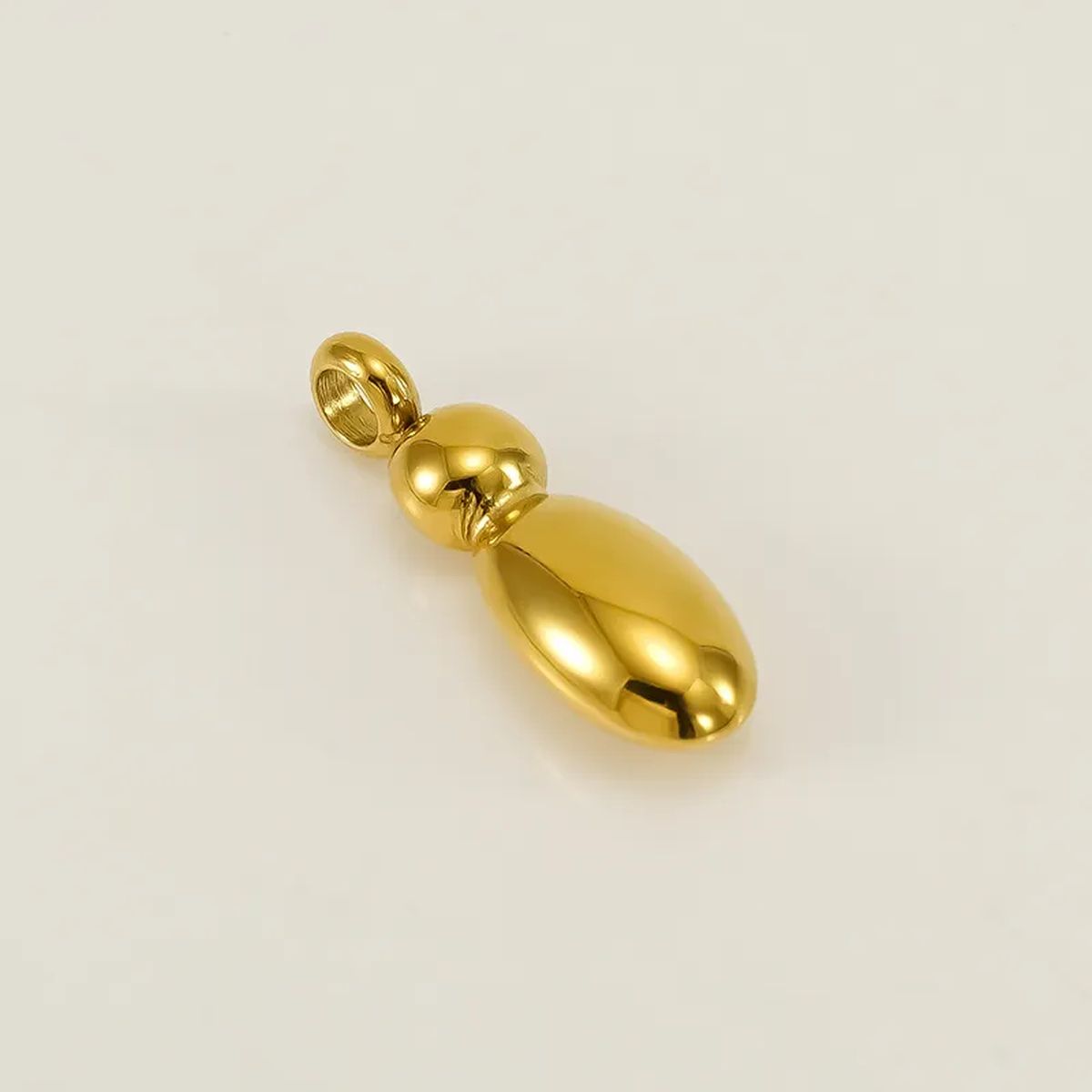 Bold Initial Letter A 18K Gold Stainless Steel Pendant For Women Bulk
