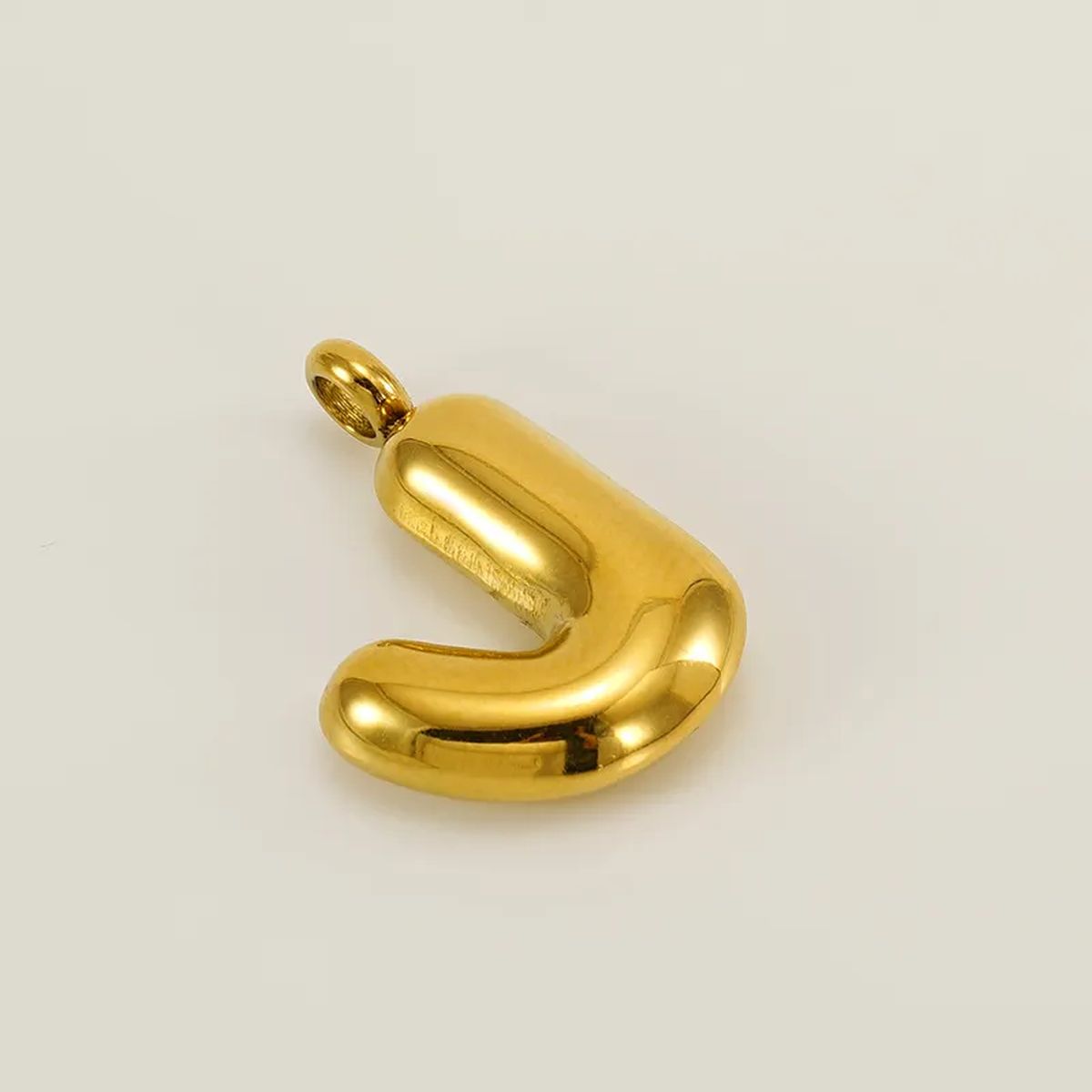 Bold Initial Letter A 18K Gold Stainless Steel Pendant For Women Bulk