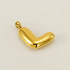 Bold Initial Letter A 18K Gold Stainless Steel Pendant For Women Bulk