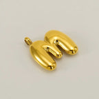 Bold Initial Letter A 18K Gold Stainless Steel Pendant For Women Bulk